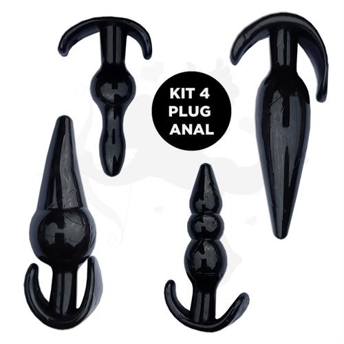 Peacock : Kit de 4 piezas de dilatadores anales