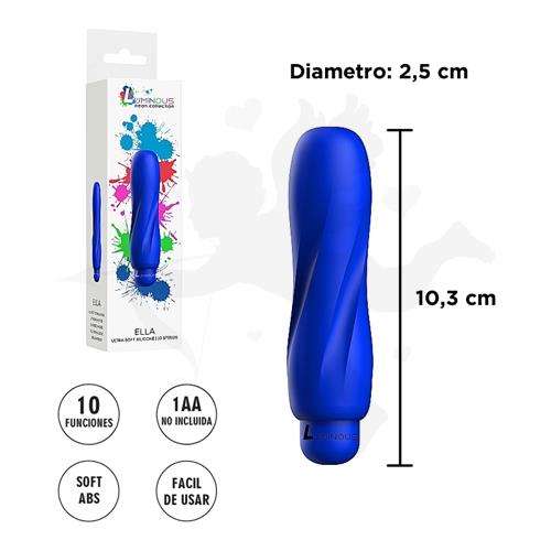 Vibrador de 10 cm con 10 vibraciones